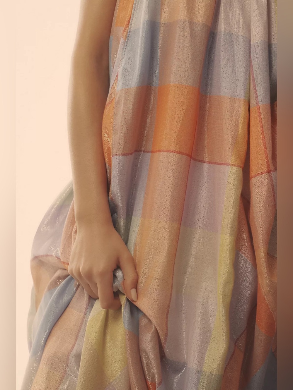 Anthropologie Pilcro Plaid Tent Maxi Dress Size Small - Picture 4 of 9